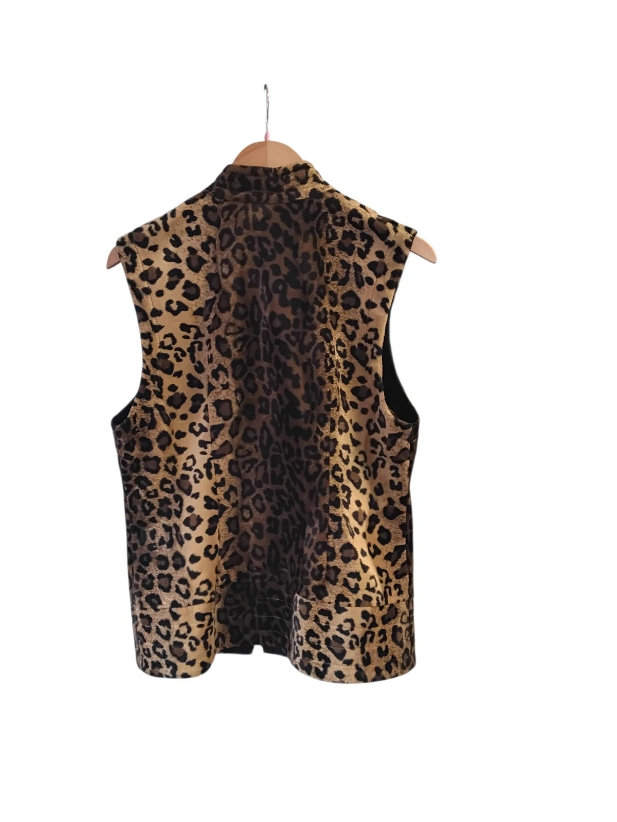 Joseph Ribkoff Brown Animal Vest Sz-12 10592DFR