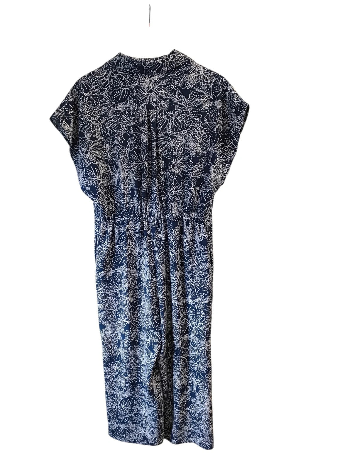 H&M Jumpsuit Blue Print Sz-12 10597DFR