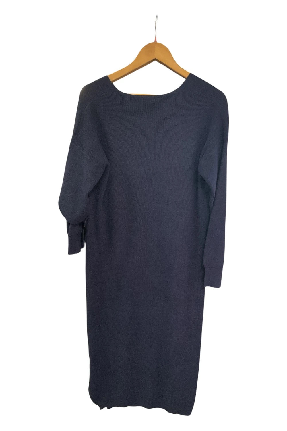 In April 1986 BNWT sweater dress navy one size (8-14) 10661PMD
