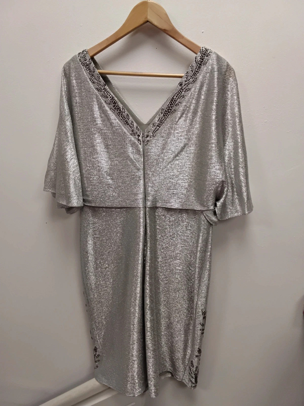 Cupper Formal Dress Silver Sz-48/16 10905MSC