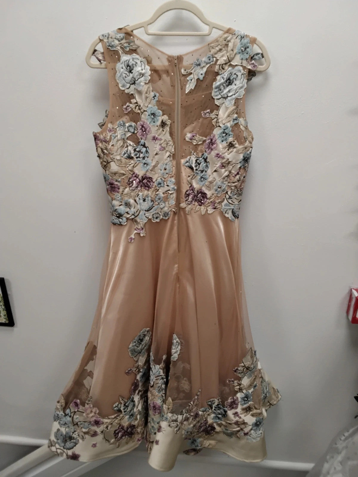 So Amazing Formal Dress Beige Sz-12 10912JSC