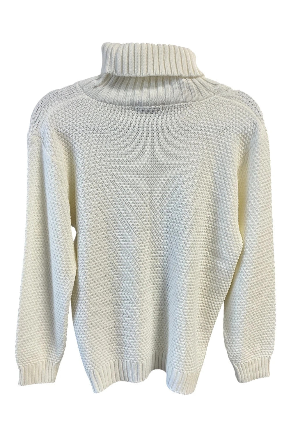Bassini Cream Jumper Size-M 10919JC