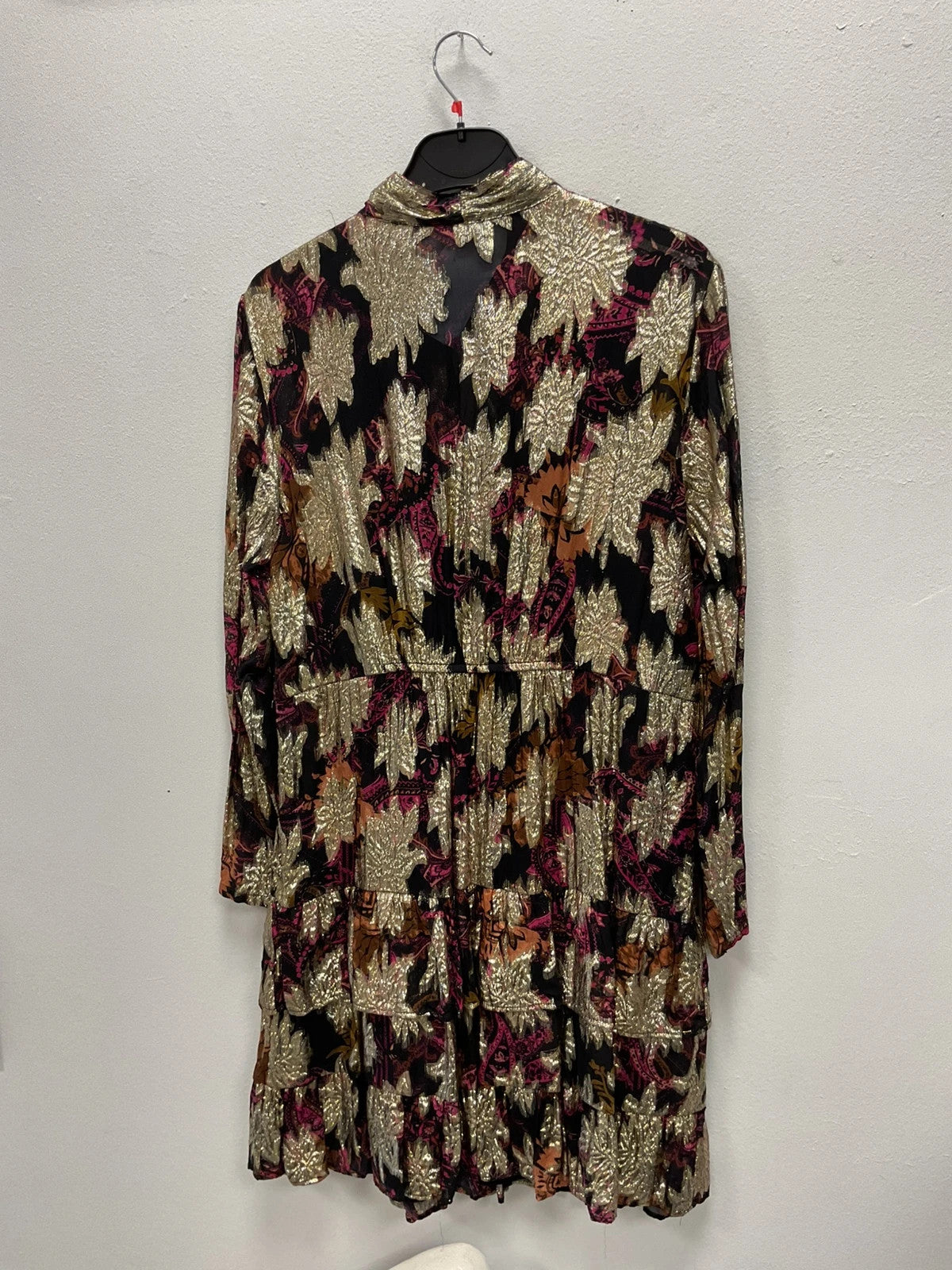 Monsoon Dress gold&black size-16 10976ECB