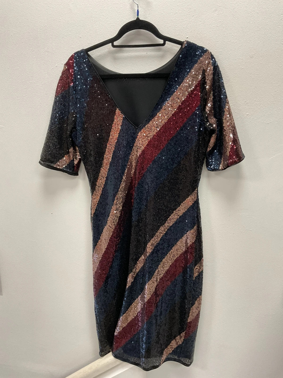 Next Dress gold multi size-14 10972VAR