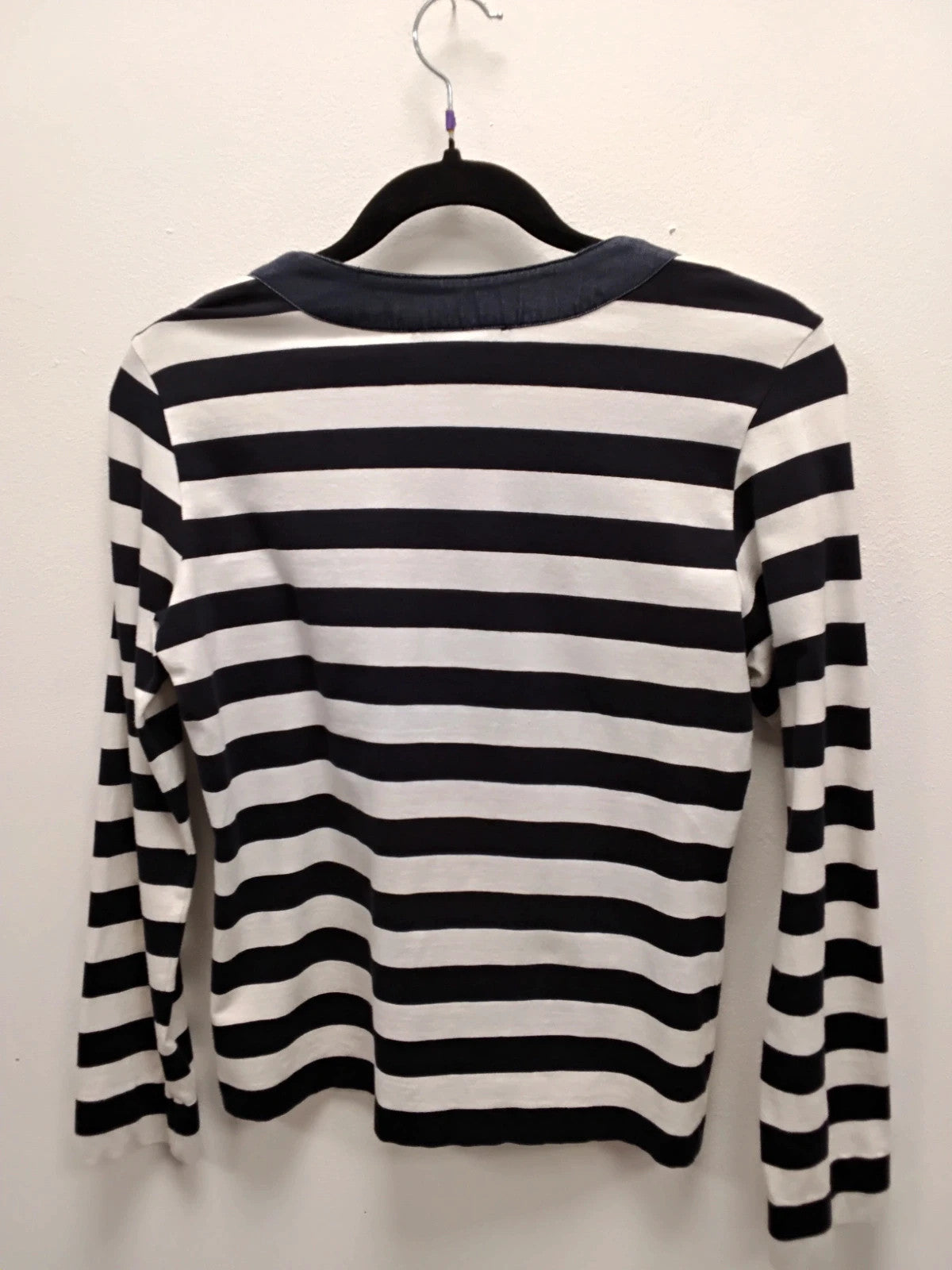 Betty Barcly Sweatshirt Blue&White Stripe Sz-S 9272AHE