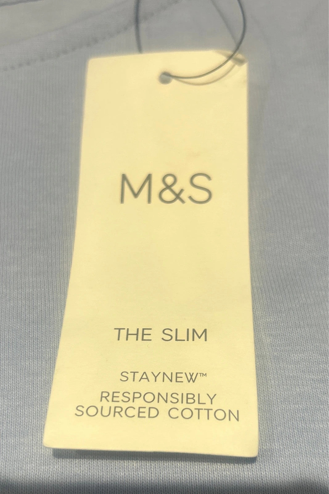 M&S BNWT powder Blue jersey top Sz 12 11100SRM