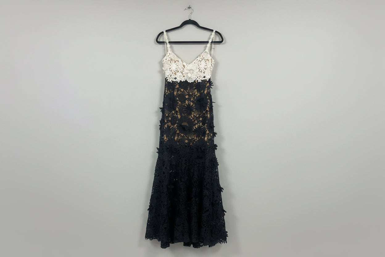 Mew Mews Black and White Formal Gown Sz S: BRAND NEW WITH TAGS