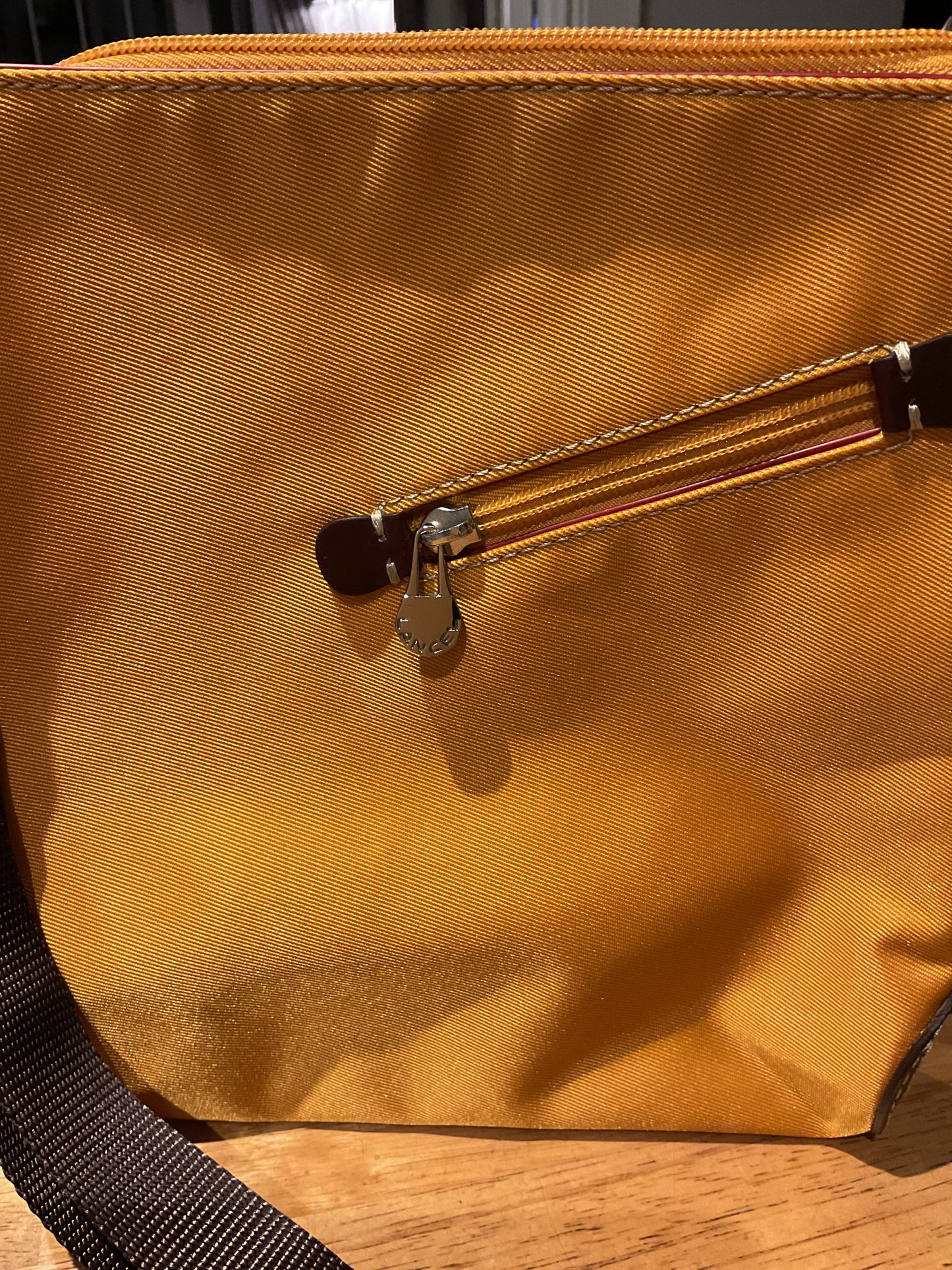 7271BC1025R50 Lancel Mustard Crossbody