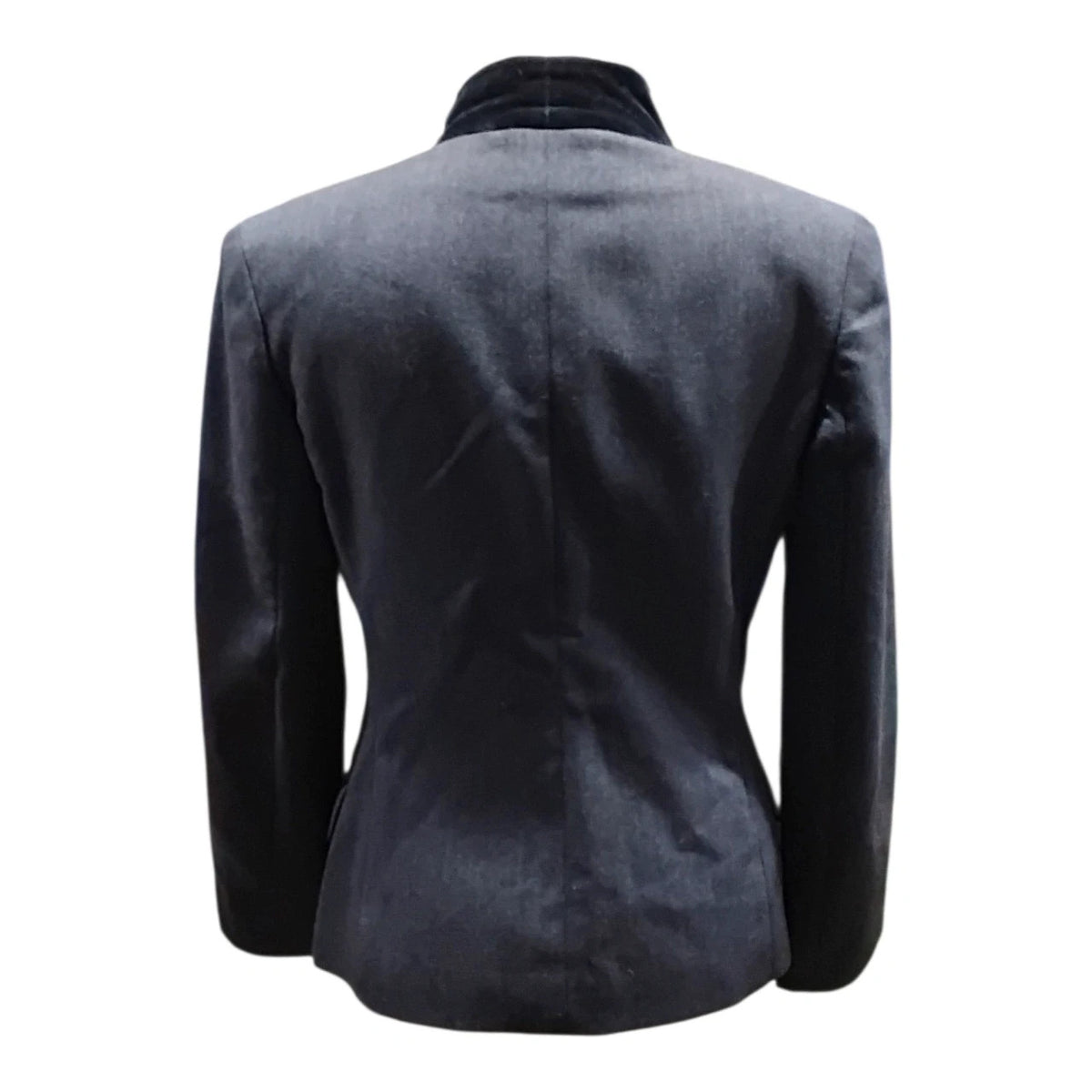 6673 Salvatore Ferragamo Grey Wool Coat Sz S