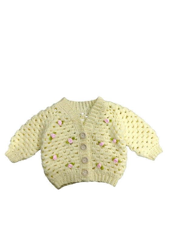 6676 baby crochet cardigan