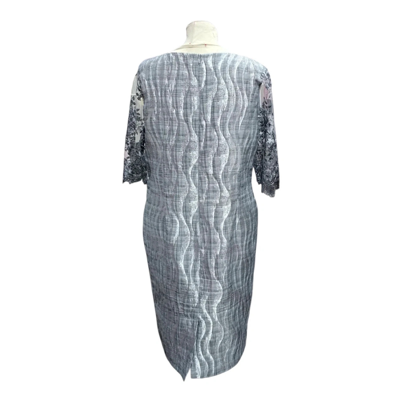 6778 Lizabella Grey dress with coat