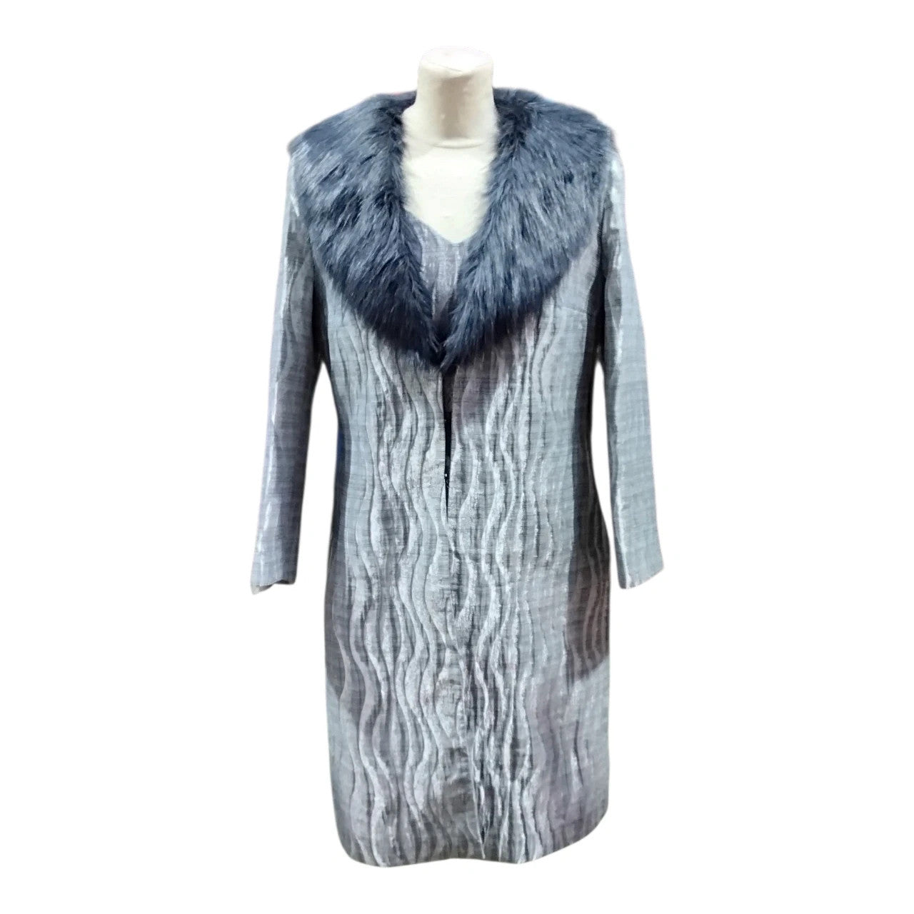 6778 Lizabella Grey dress with coat