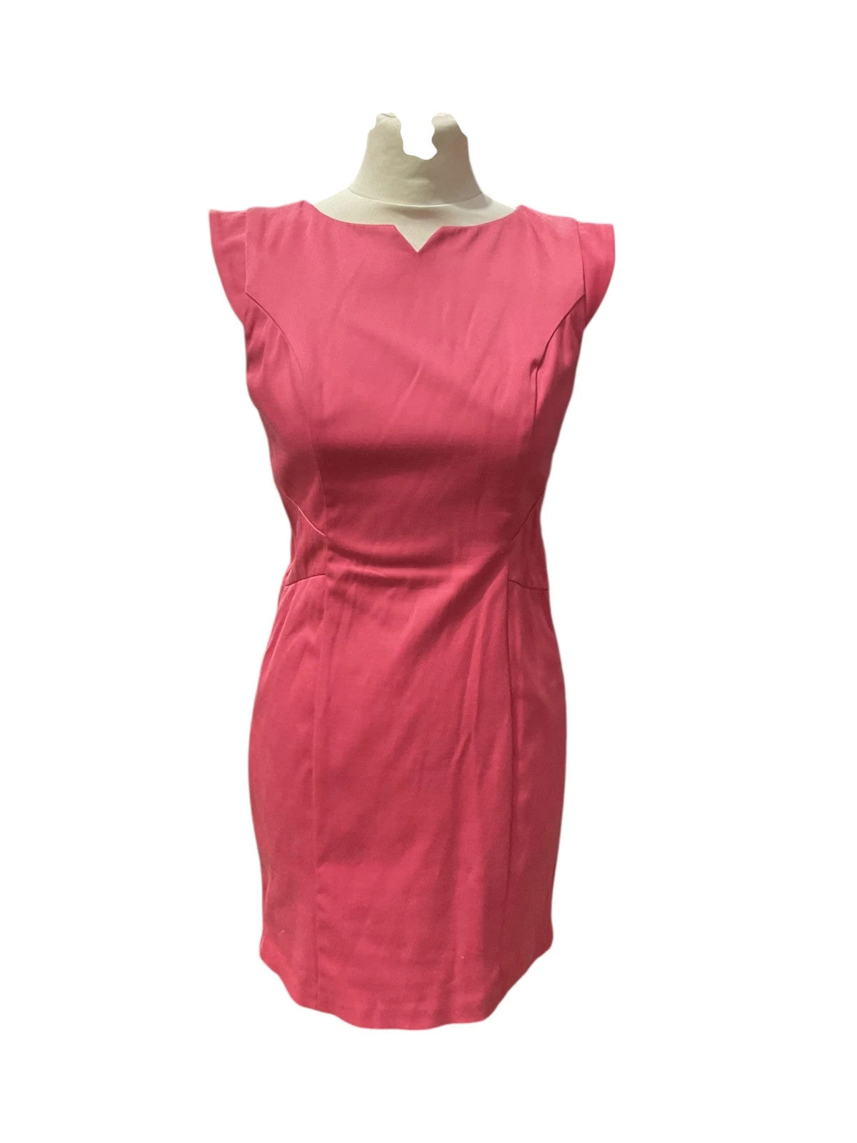4222 Miss Selfridge coral dress