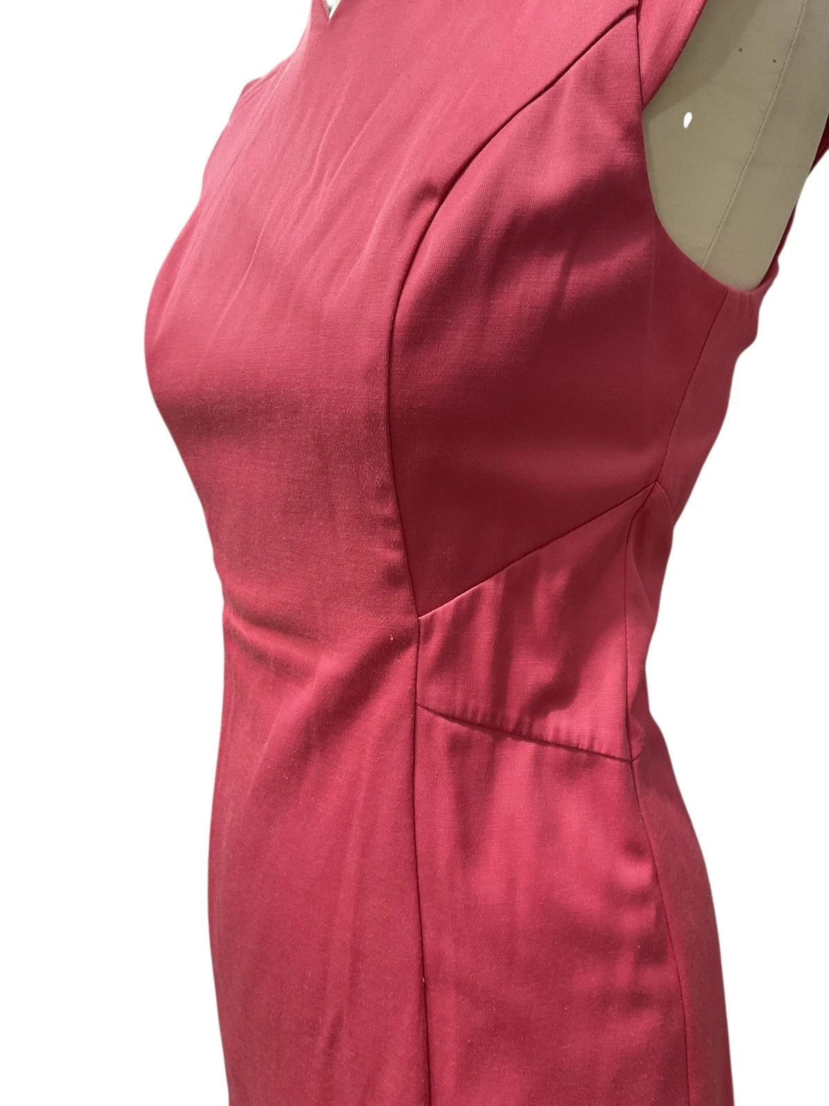4222 Miss Selfridge coral dress