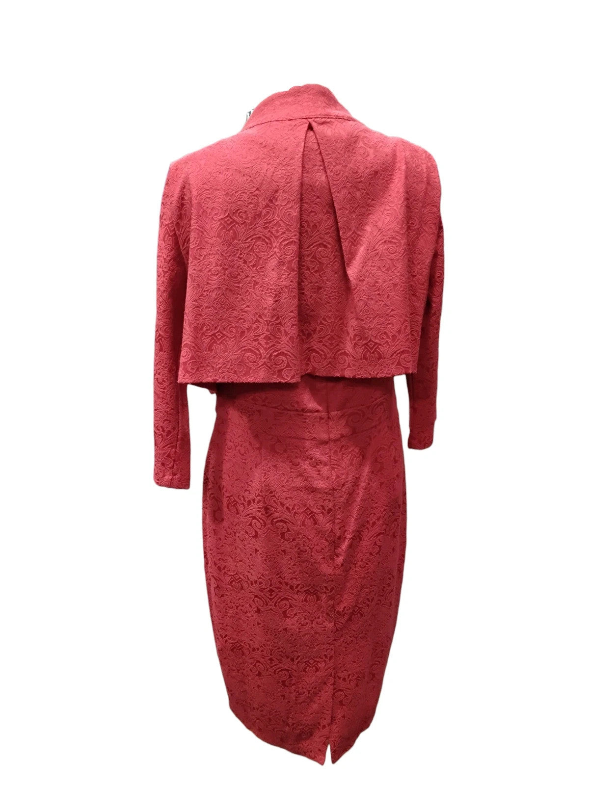 6870 Red floral two-piece dress #LindyBop