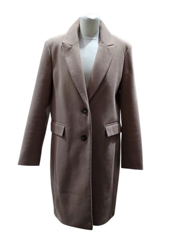 6942 Beige overcoat with pockets #Dunnes