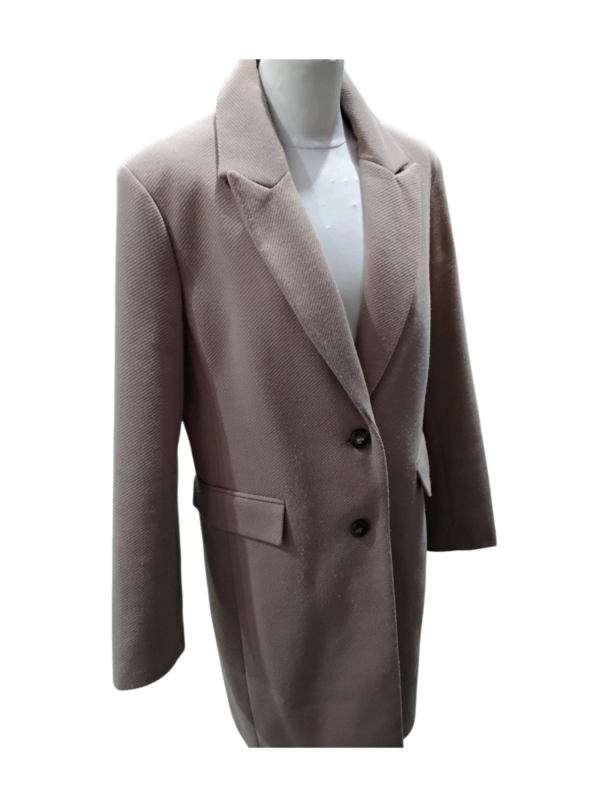 6942 Beige overcoat with pockets #Dunnes