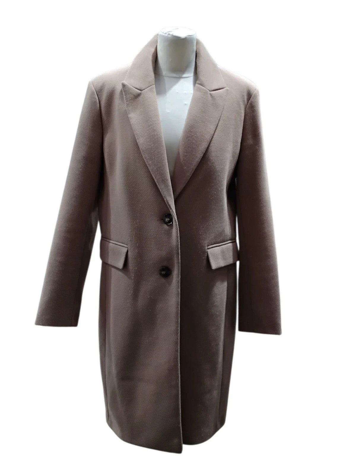 6942 Beige overcoat with pockets #Dunnes