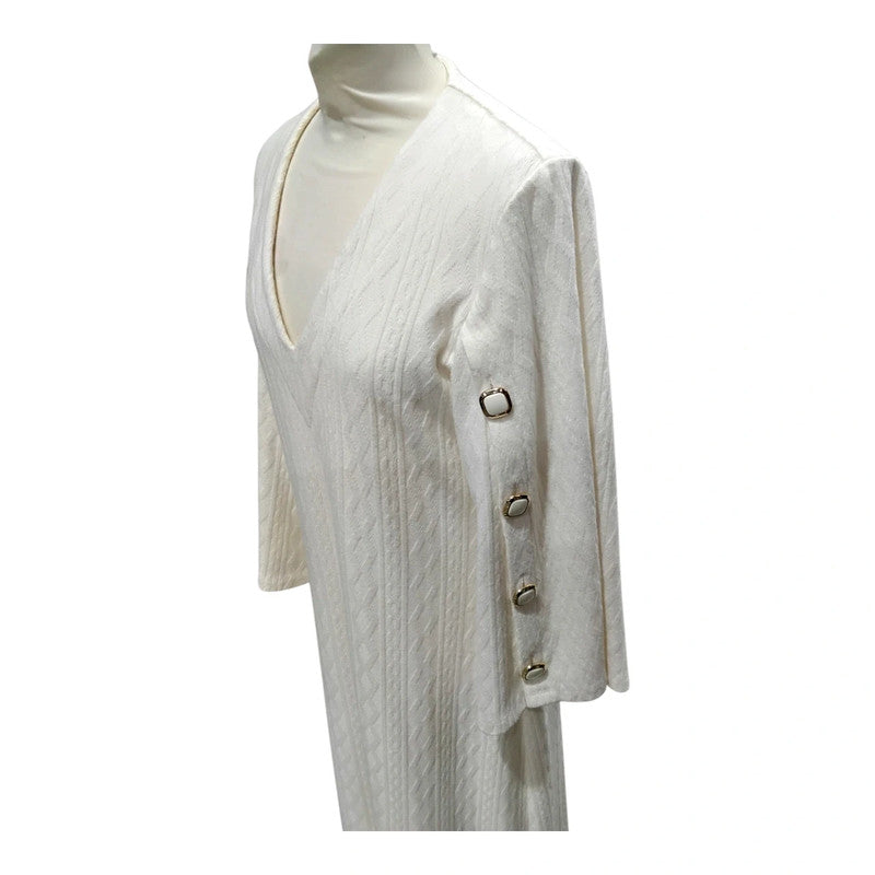 7030 Camelot Cream Long dress