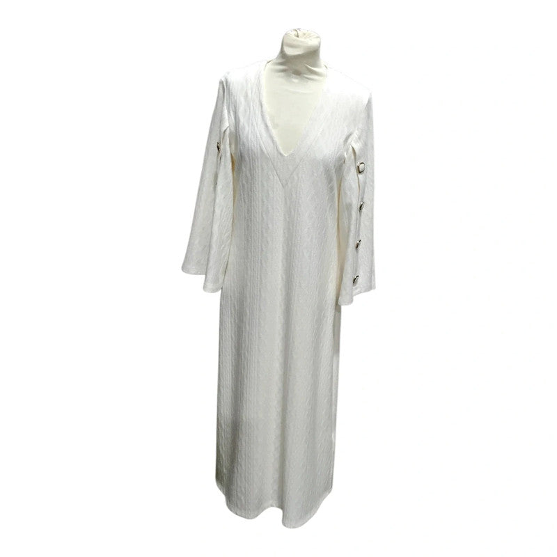 7030 Camelot Cream Long dress