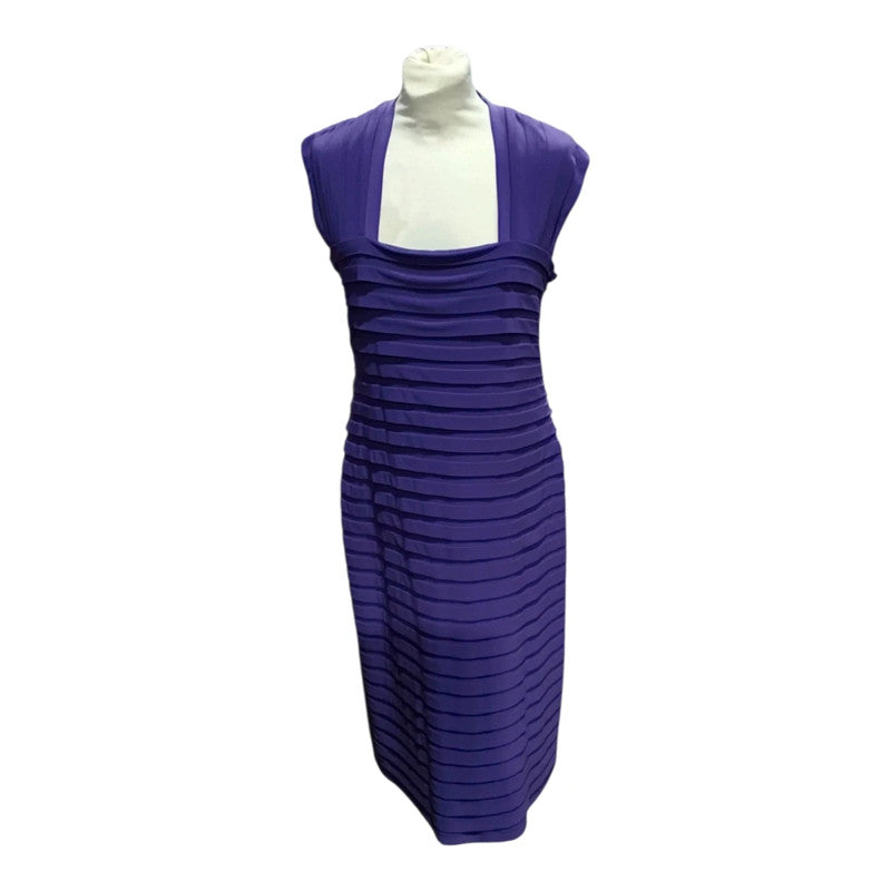 6889 Gina Bacconi Purple 2pc dress+bolero