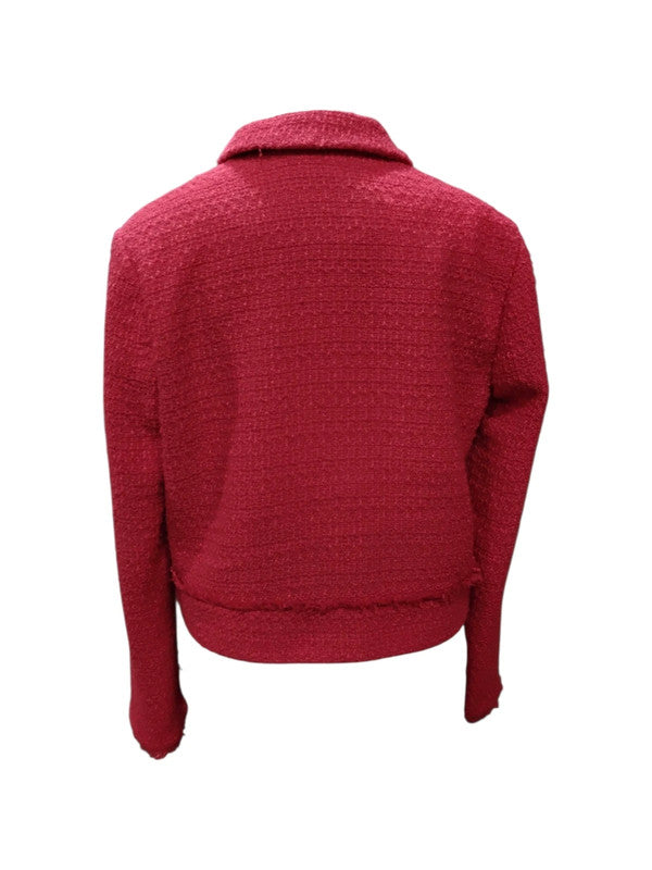 6850 Red Tweed Jacket #Dunnes