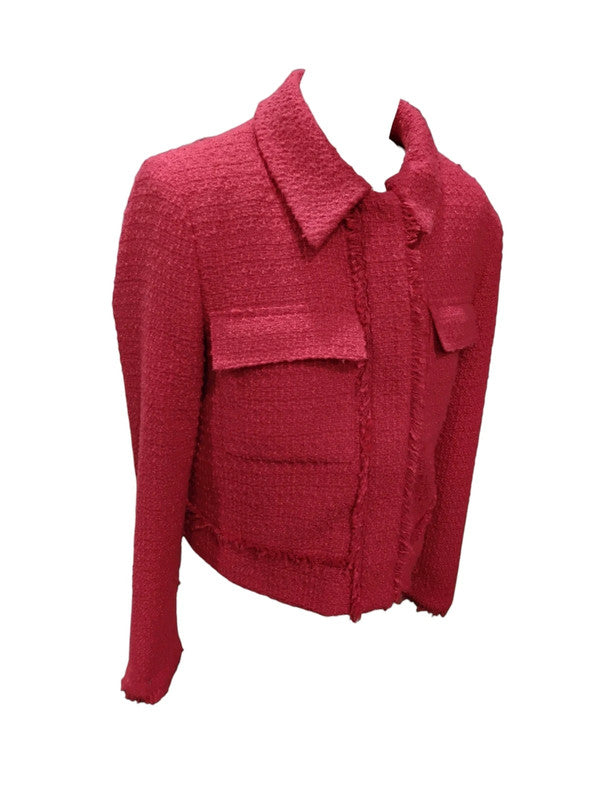 6850 Red Tweed Jacket #Dunnes