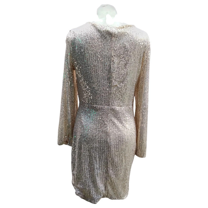 7007 Lilie Rose gold dress