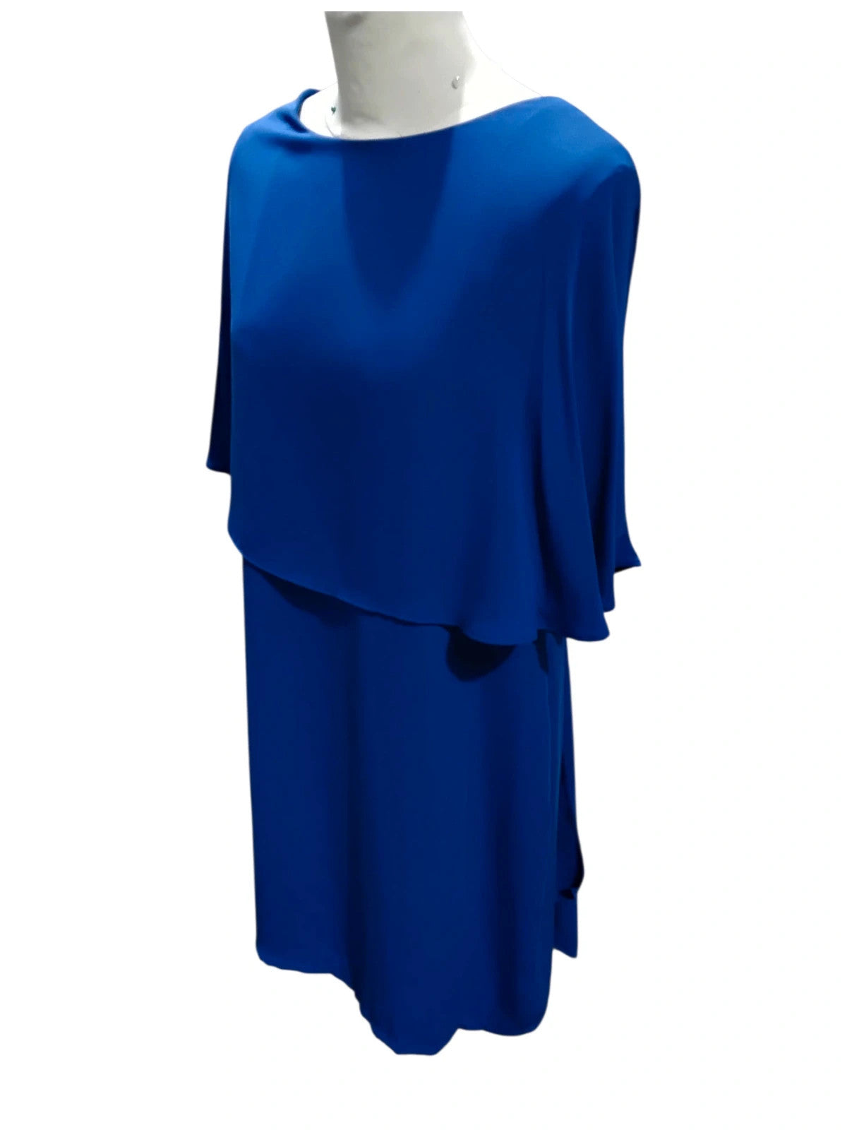 6982 Blue Midi Dress With Flattering Fit #CottonBrothers