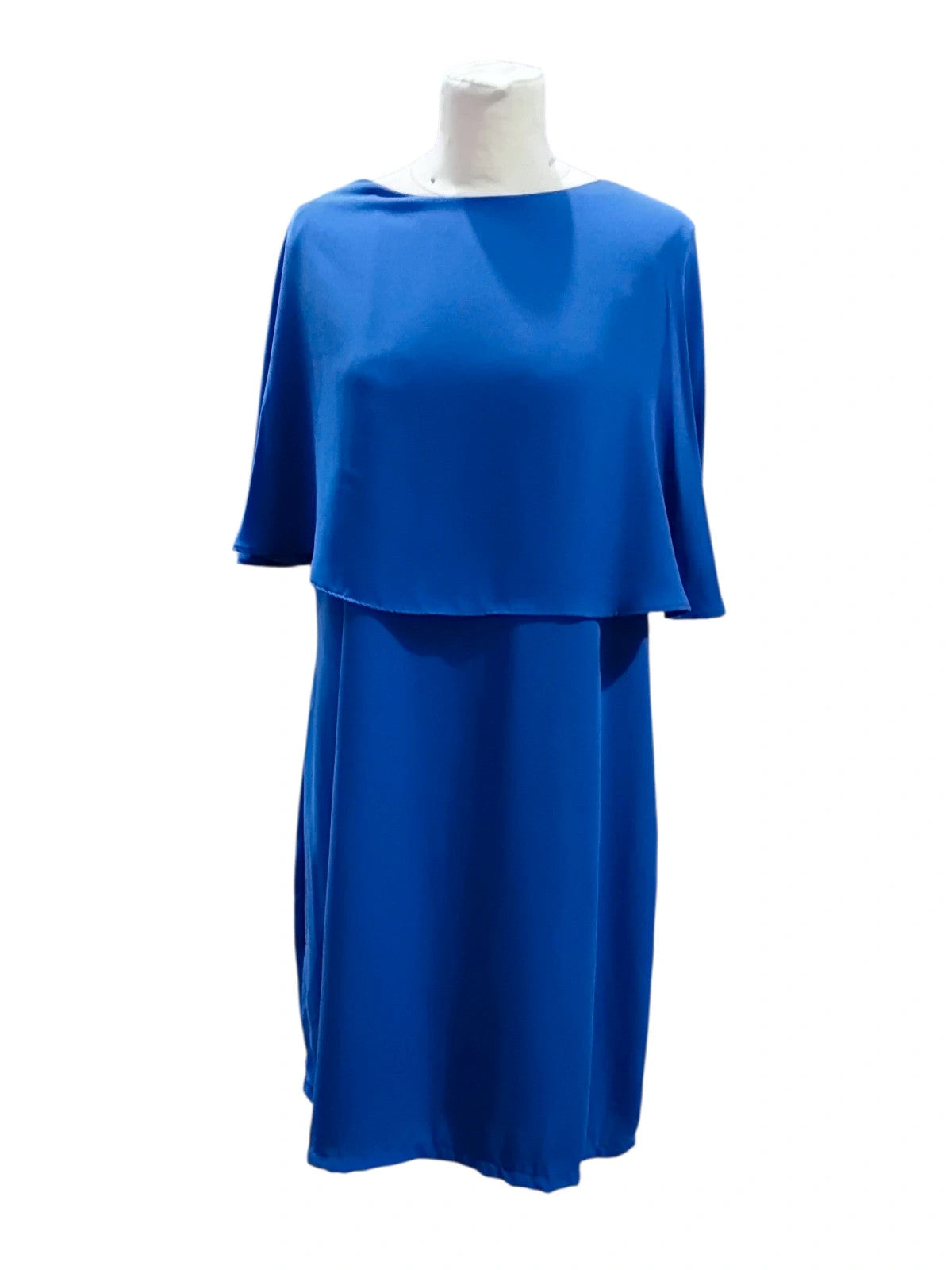 6982 Blue Midi Dress With Flattering Fit #CottonBrothers