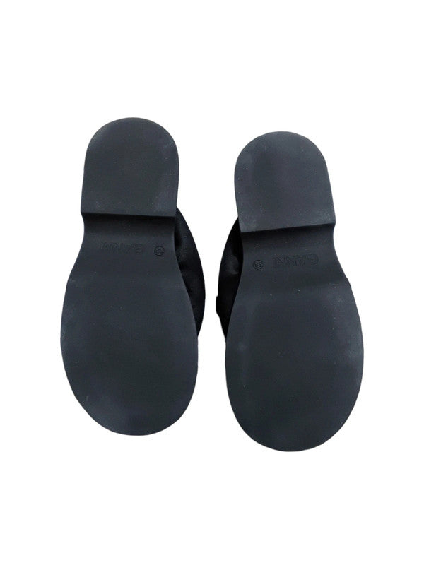 Ganni Black Platform Flip Flops 100 size 38