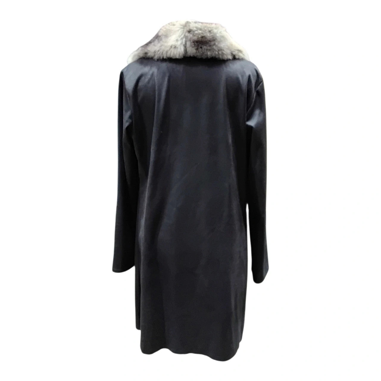 7067 Faux suede Furcoat