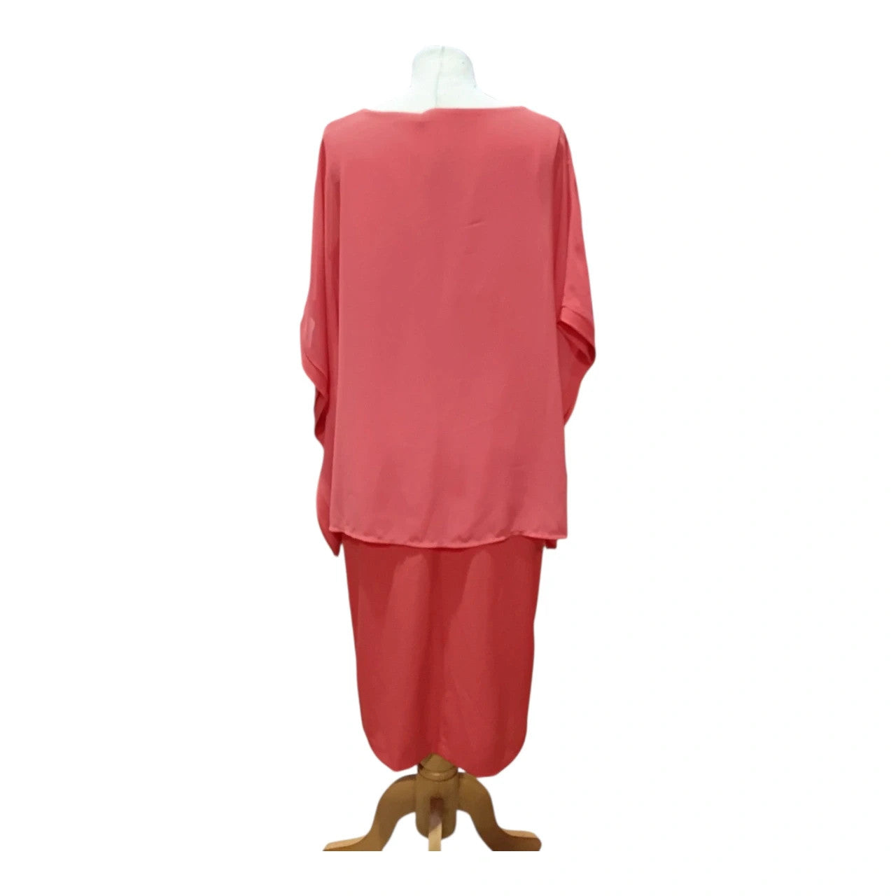 7122 Peruzzi collar drap dress