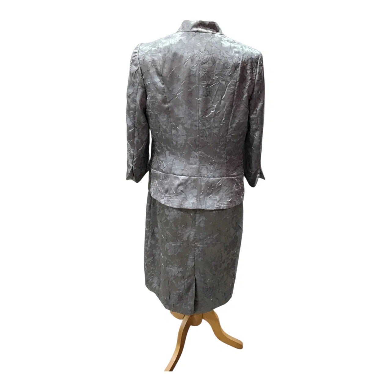 7166 Alexon Grey MOB Dress 2pc