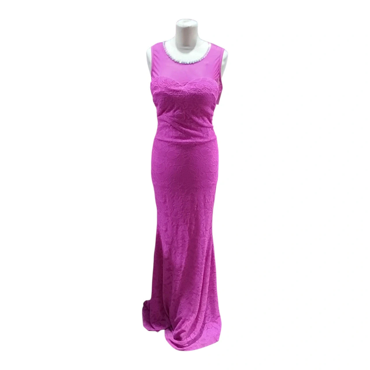 7250 Flame Mode Pink long dress