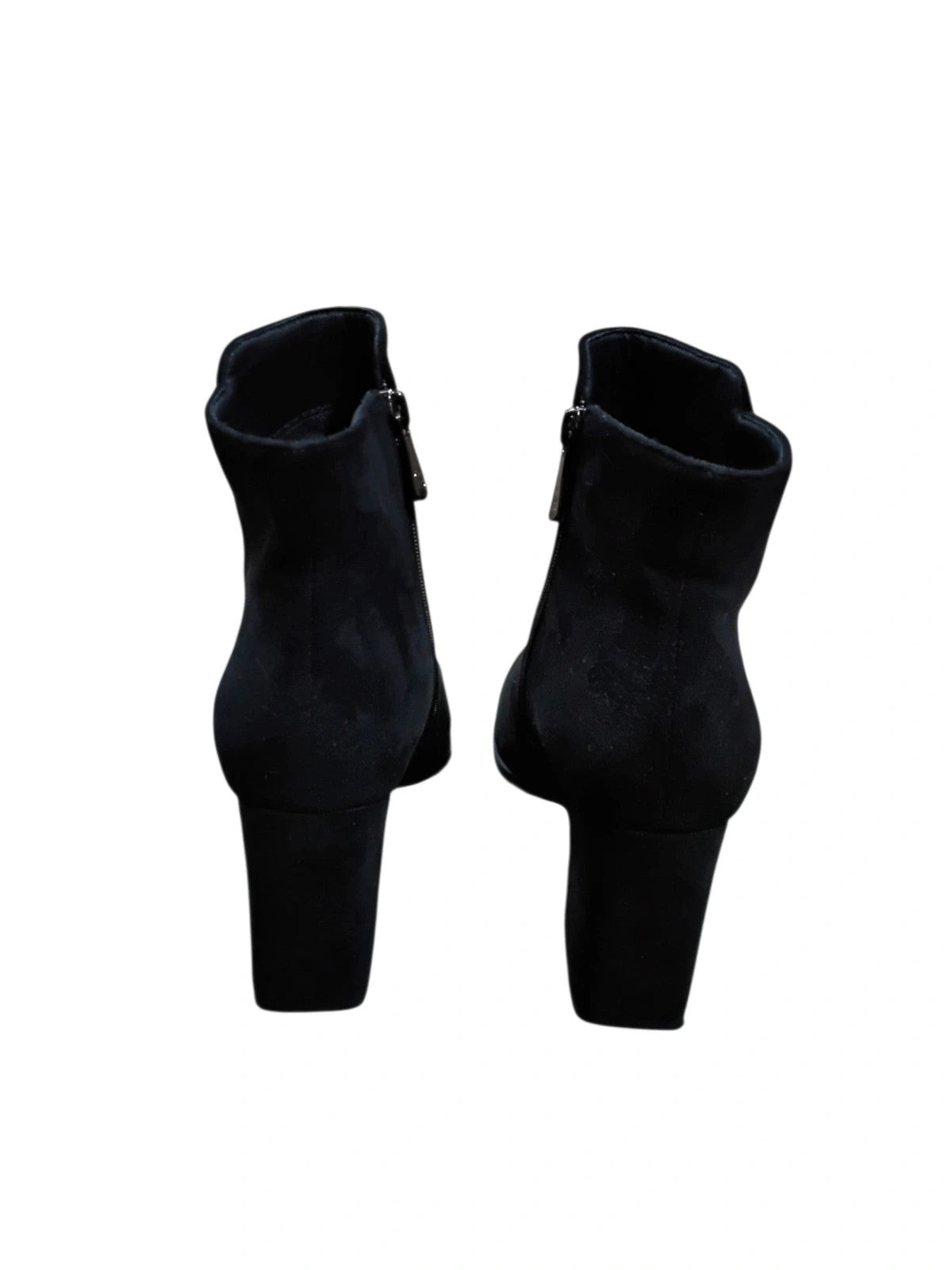 7287 Black Suede Ankle Boots #Zanni&Co