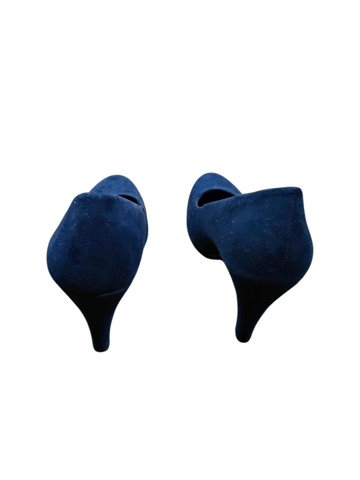 7289 Navy Suede High Heels #MarcoTozzi