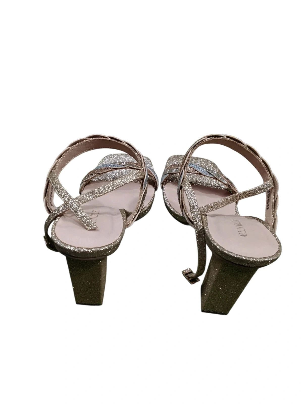 7288 Gold & Silver Sparkly High Heels #MenBur