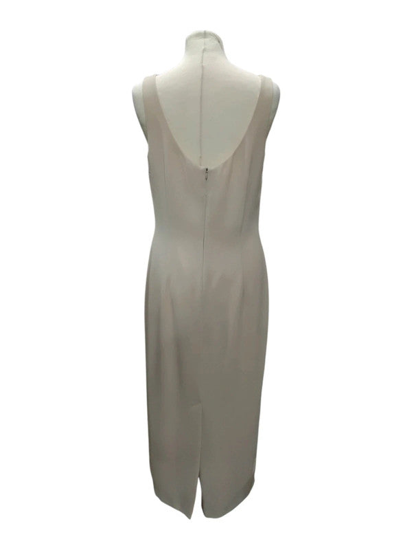 5315 Cream Maxi Dress With A Touch Of Elegance #JosephRibkoff