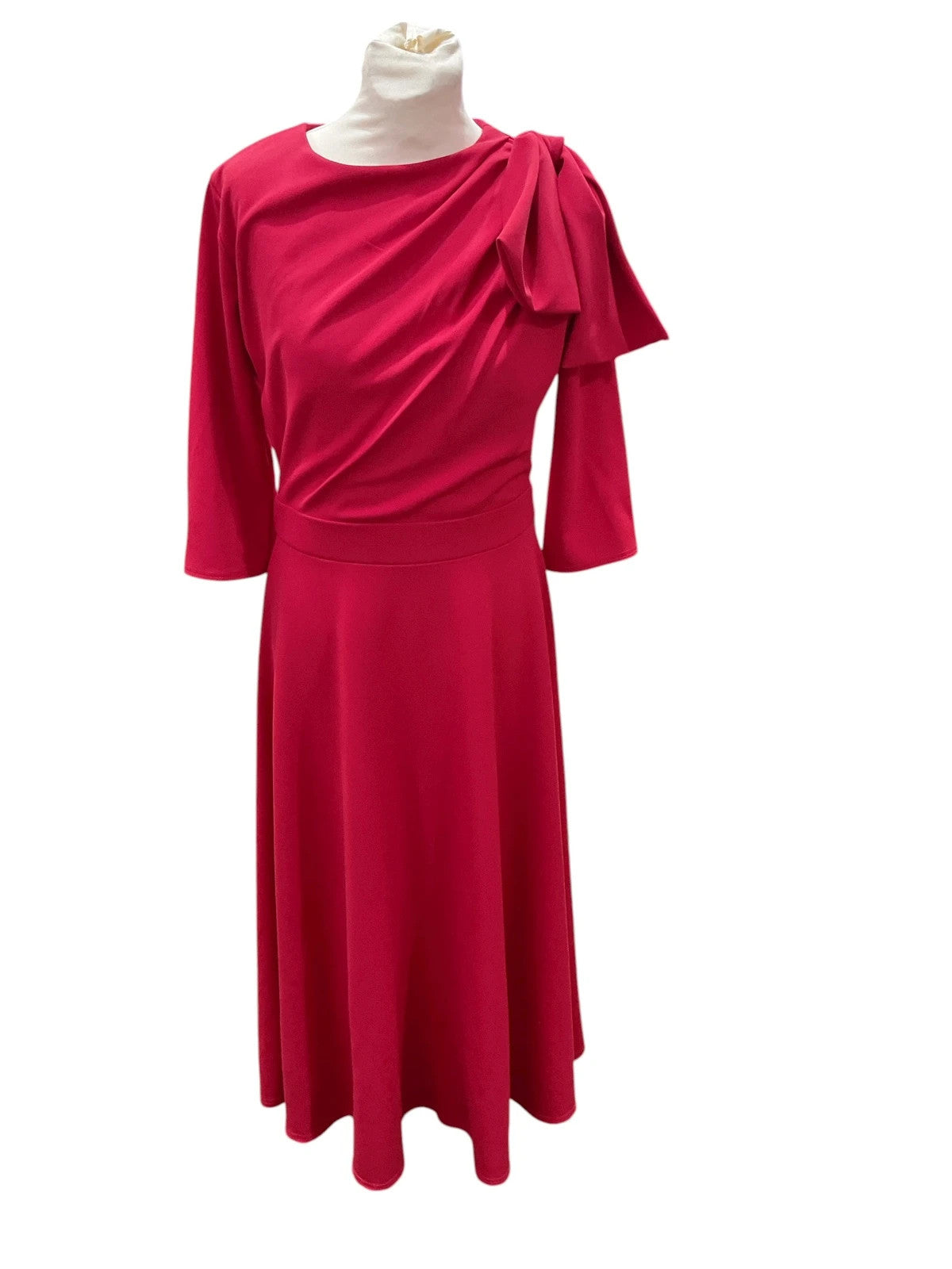 7446 Red & Royal dress