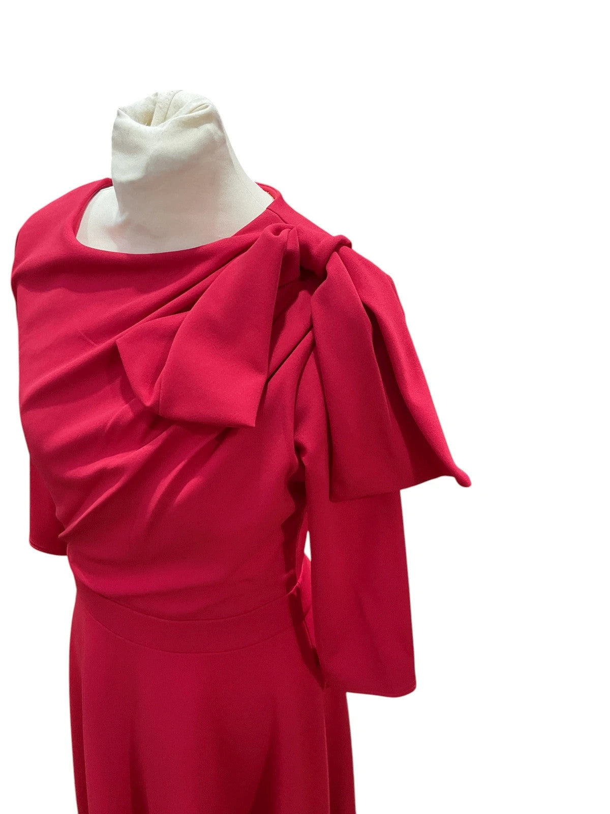 7446 Red & Royal dress