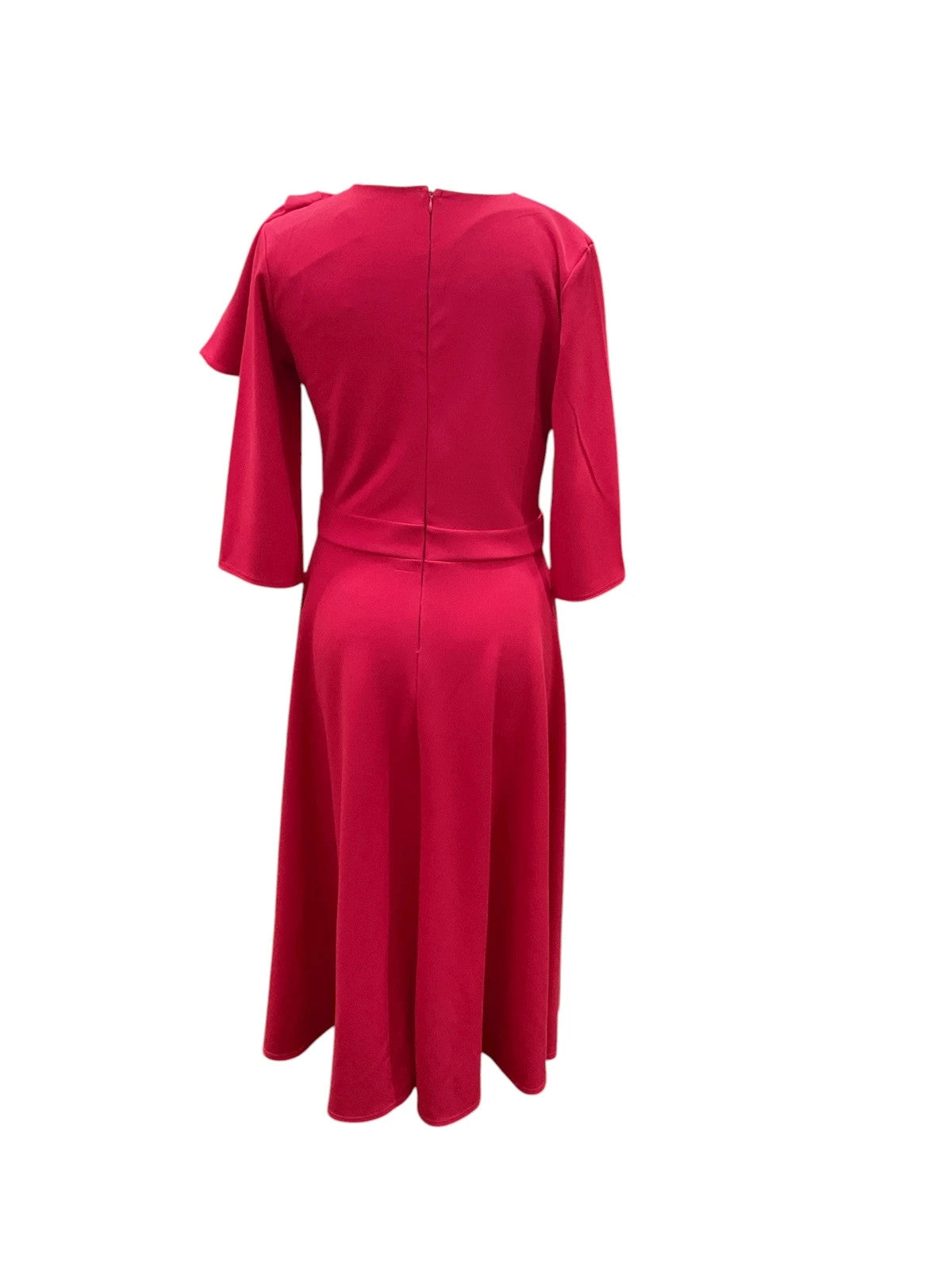 7446 Red & Royal dress