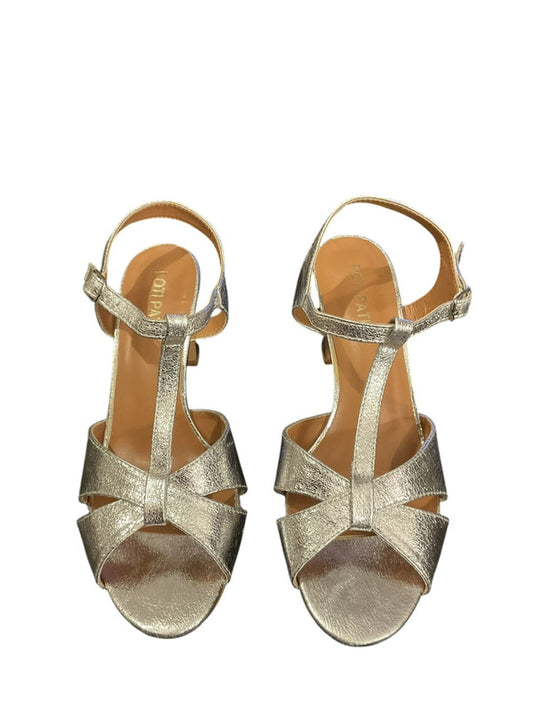 7484 Poti Pati Silver Strappy Shoe Size 39
