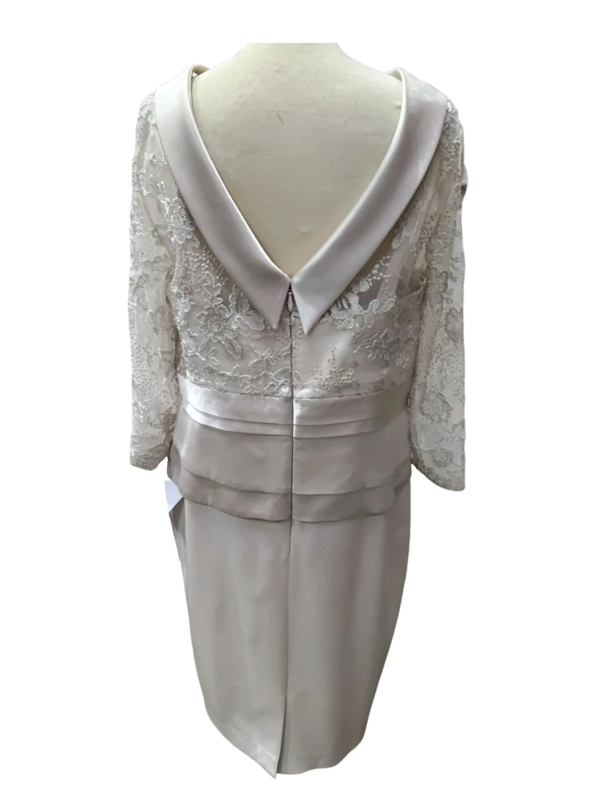 7494 The Couture Club cream/champagne mother of the bride dress
