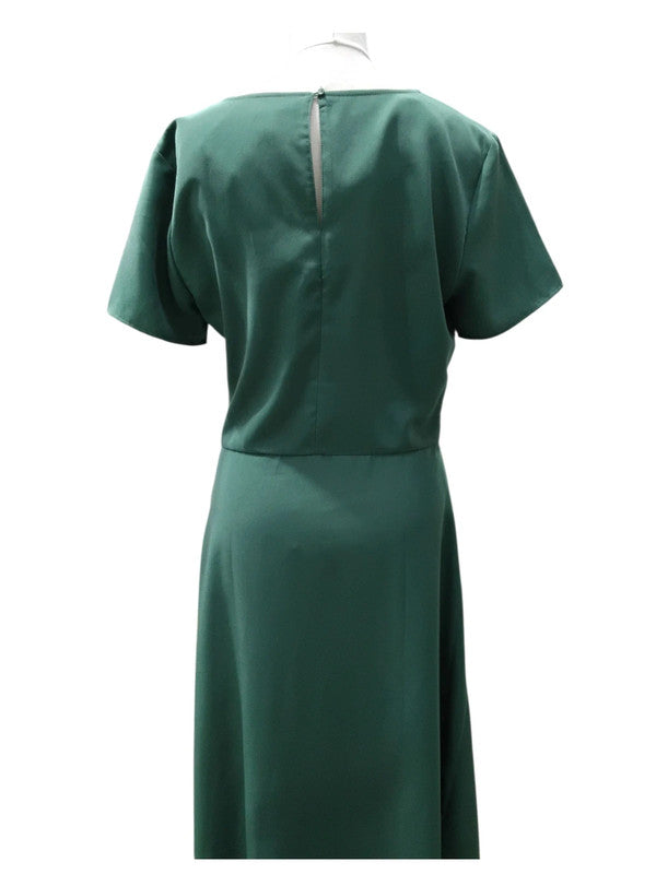7515 Ichi long green dress