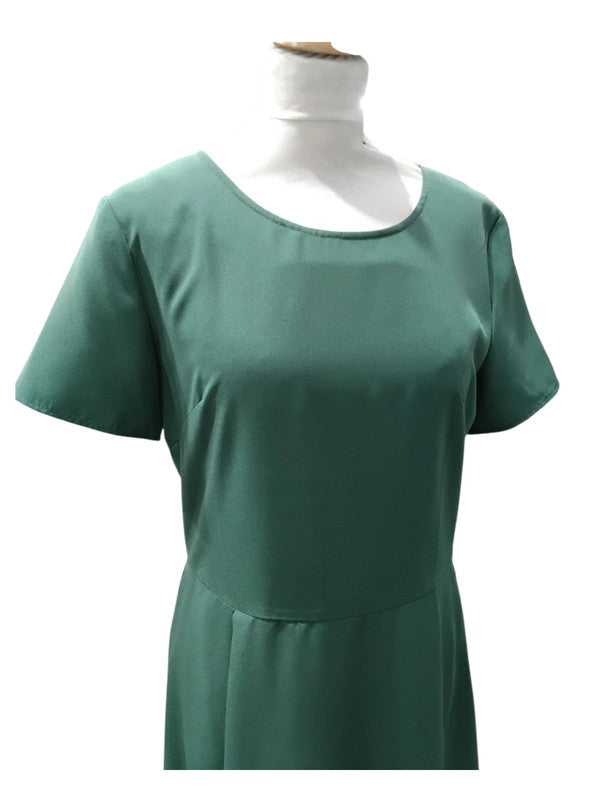7515 Ichi long green dress