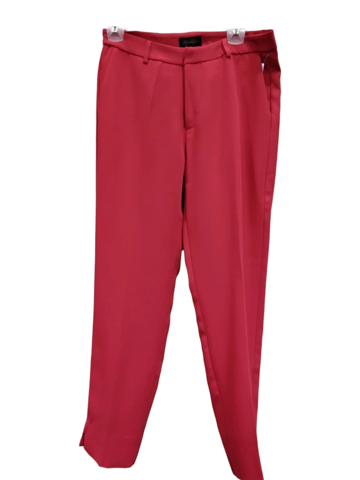 7513 Nana Love red straight leg trousers