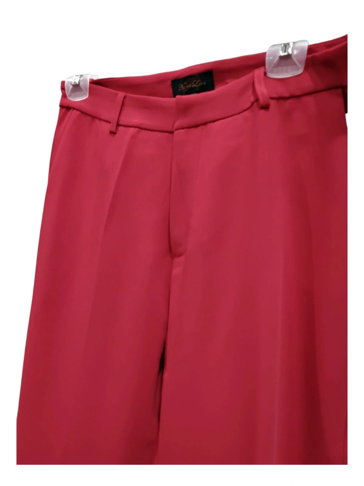 7513 Nana Love red straight leg trousers