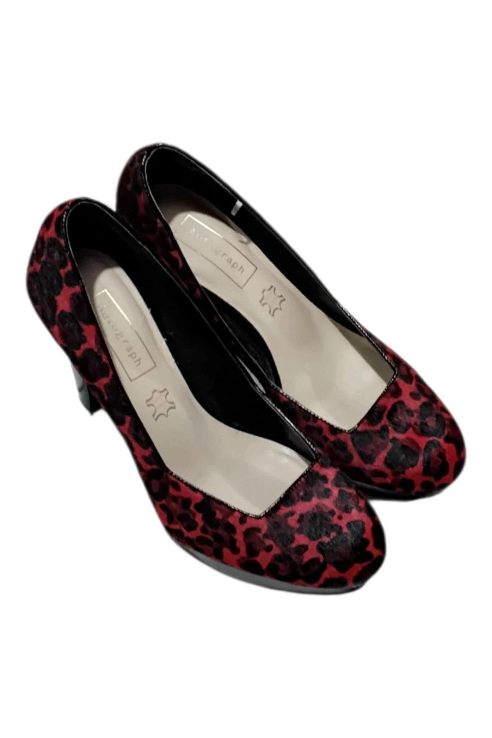 7511 Autograph Red Leopard heel shoes