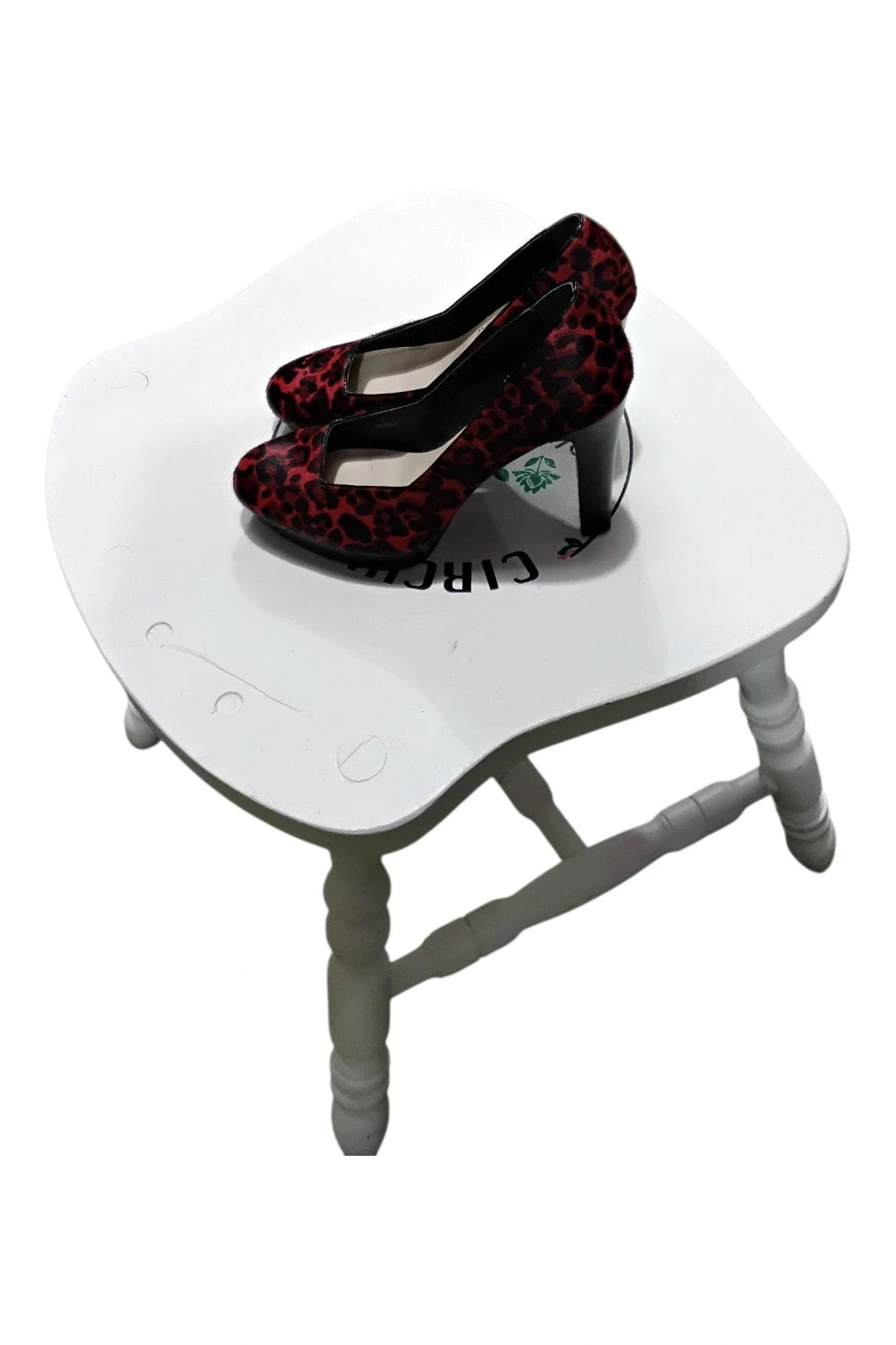 7511 Autograph Red Leopard heel shoes